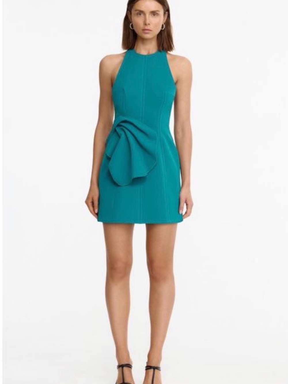 Acler NWT Teal Halter Sheath Dress